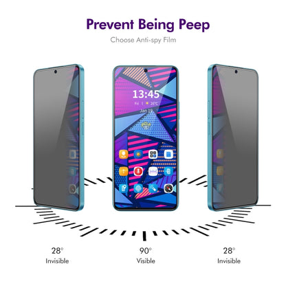 For Samsung Galaxy M55 5G 5pcs ENKAY Hat-Prince 28 Degree Anti-peeping Privacy Tempered Glass Film - Galaxy Tempered Glass by ENKAY | Online Shopping UK | buy2fix