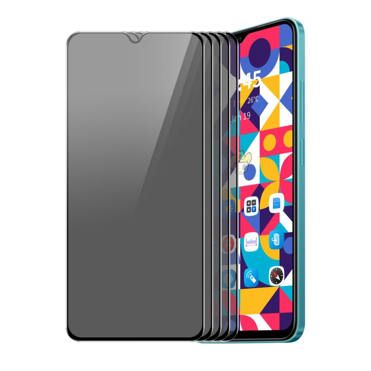 For Samsung Galaxy Xcover 7 5pcs ENKAY Hat-Prince 28 Degree Anti-peeping Privacy Tempered Glass Film - Galaxy Tempered Glass by ENKAY | Online Shopping UK | buy2fix