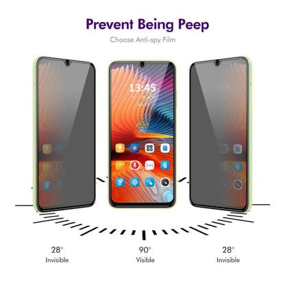 For Samsung Galaxy A17 5G 5pcs ENKAY Hat-Prince 28 Degree Anti-peeping Privacy Tempered Glass Film - Galaxy Tempered Glass by ENKAY | Online Shopping UK | buy2fix