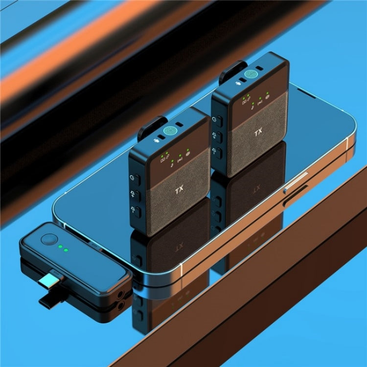 SX31 3 in 1 Lavalier 2.4G Wireless Noise Reduction Mic with Dual Transmitter + Receiver by buy2fix