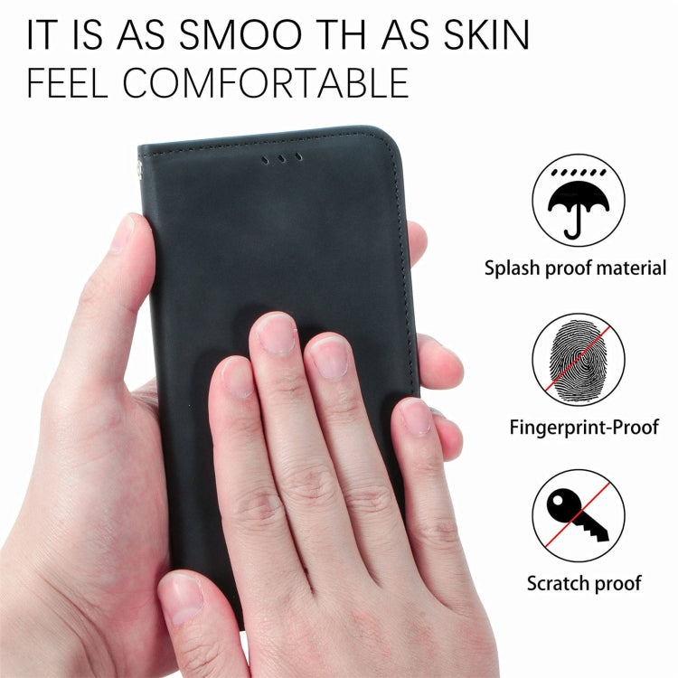 For  Nothing CMF Phone 1 Retro Skin Feel Magnetic Flip Leather Phone Case(Black) - Nothing Cases by buy2fix | Online Shopping UK | buy2fix