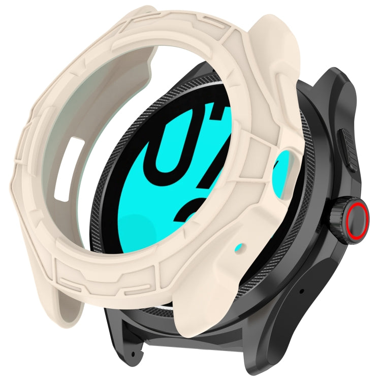 For Ticwatch Pro 5 Armored Semi-Enclosed TPU Watch Protective Case(Starlight Color) by buy2fix