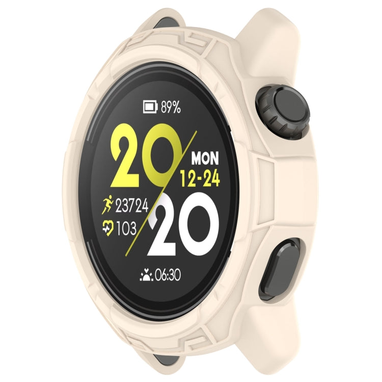 For COROS Pace 3 Armored Semi-Enclosed TPU Watch Protective Case(Starlight) by buy2fix