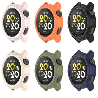 For COROS Pace 3 Armored Semi-Enclosed TPU Watch Protective Case(Black) by buy2fix