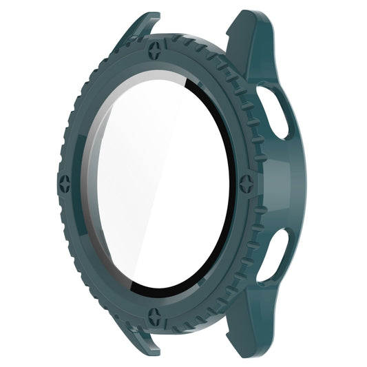 For Xiaomi Watch S3 PC + Tempered Film Integrated Watch Protective Case(Green) by buy2fix