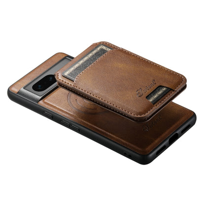 For Google Pixel 7 Suteni H15 Oil Eax Leather Detachable Wallet Back Phone Case(Black) by Suteni