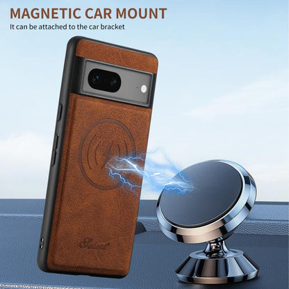 For Google Pixel 10 Pro XL Suteni H16 Litchi Texture Leather Detachable Wallet Back Phone Case(Blue) - Google Cases by Suteni | Online Shopping UK | buy2fix