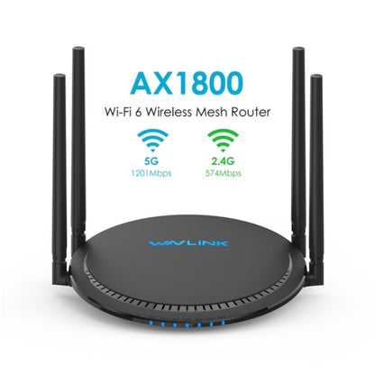 WAVLINK WN531AX2 AX1800 Dual Band Gigabit Wireless Internet Router WiFi 6 Repeater, Plug:EU Plug - Wireless Routers by WAVLINK | Online Shopping UK | buy2fix