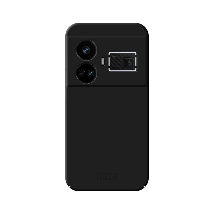 For Realme GT5 MOFI Qin Series Skin Feel All-inclusive PC Phone Case(Black) - Realme Cases by MOFI | Online Shopping UK | buy2fix