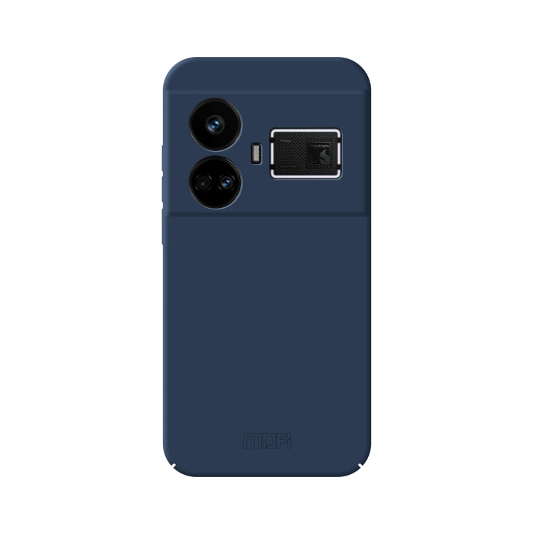 For Realme GT5 MOFI Qin Series Skin Feel All-inclusive PC Phone Case(Blue) - Realme Cases by MOFI | Online Shopping UK | buy2fix