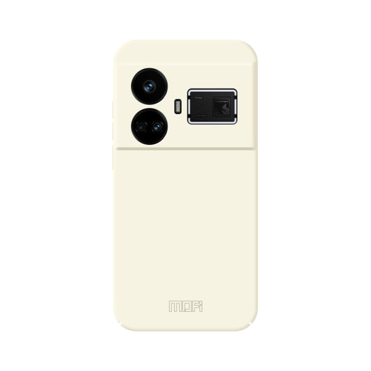 For Realme GT5 MOFI Qin Series Skin Feel All-inclusive PC Phone Case(Beige) - Realme Cases by MOFI | Online Shopping UK | buy2fix