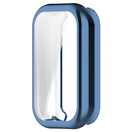 For Xiaomi Smart Band 8 Active Full Package TPU Electroplated Watch Protective Case(Blue) by buy2fix