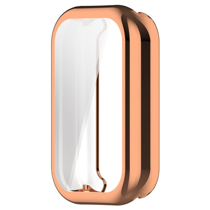 For Xiaomi Smart Band 8 Active Full Package TPU Electroplated Watch Protective Case(Rose Gold) - Watch Cases by buy2fix | Online Shopping UK | buy2fix