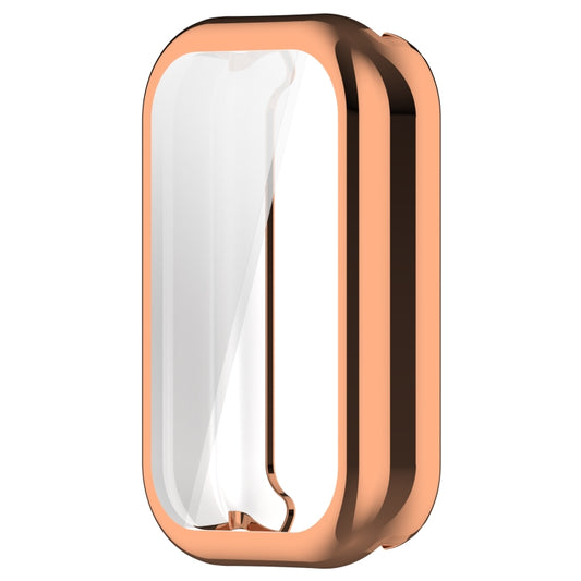 For Xiaomi Smart Band 8 Active Full Package TPU Electroplated Watch Protective Case(Rose Gold) by buy2fix