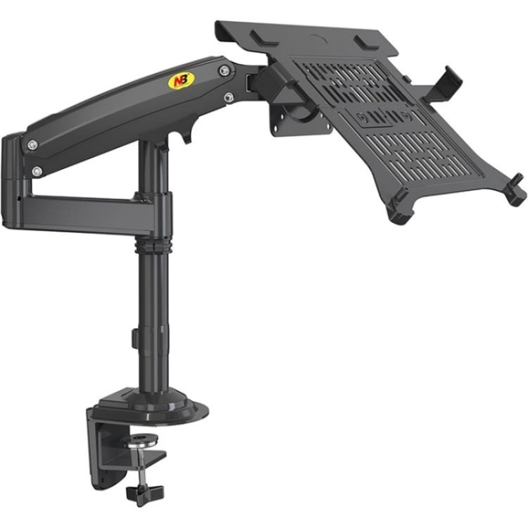 NB H100-FP For 10-17 inch Gas Spring Mechanism Full Motion Arm VESA Board Desktop Laptop Bracket by buy2fix