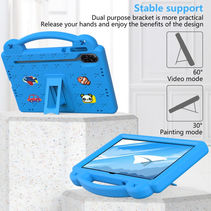 For Honor Pad X9 / X9 2024 Handle Kickstand Children EVA Shockproof Tablet Case(Sky Blue) - Honor by buy2fix | Online Shopping UK | buy2fix
