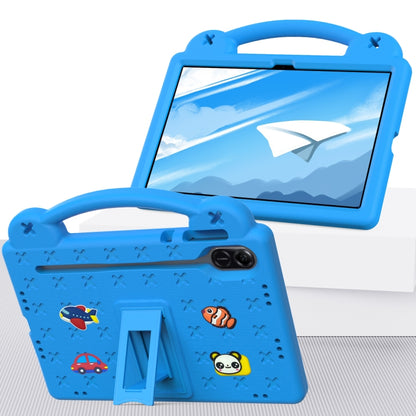 For Honor Pad X9 / X9 2024 Handle Kickstand Children EVA Shockproof Tablet Case(Sky Blue) - Honor by buy2fix | Online Shopping UK | buy2fix