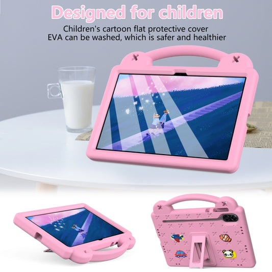 For Honor X8 Pro 11.5 Handle Kickstand Children EVA Shockproof Tablet Case(Pink) - Honor by buy2fix | Online Shopping UK | buy2fix