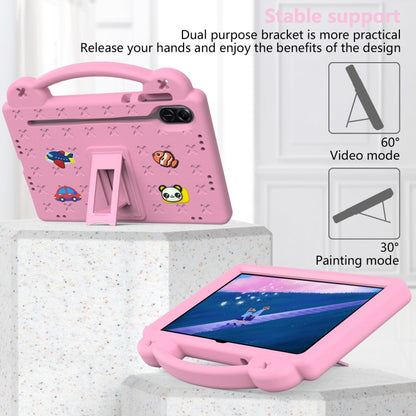 For Honor X8 Pro 11.5 Handle Kickstand Children EVA Shockproof Tablet Case(Pink) - Honor by buy2fix | Online Shopping UK | buy2fix