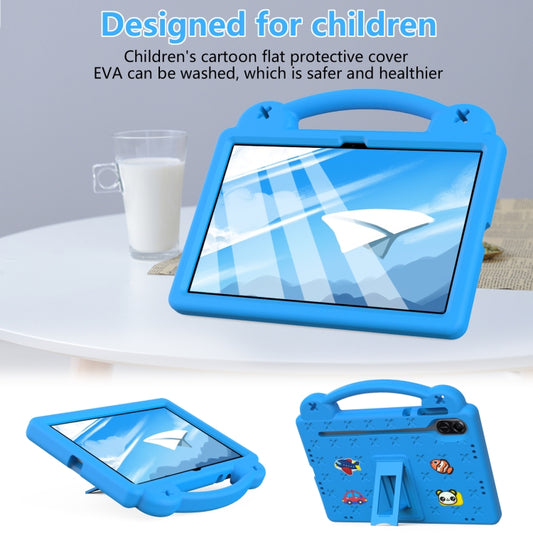For Honor X8 Pro 11.5 Handle Kickstand Children EVA Shockproof Tablet Case(Sky Blue) - Honor by buy2fix | Online Shopping UK | buy2fix