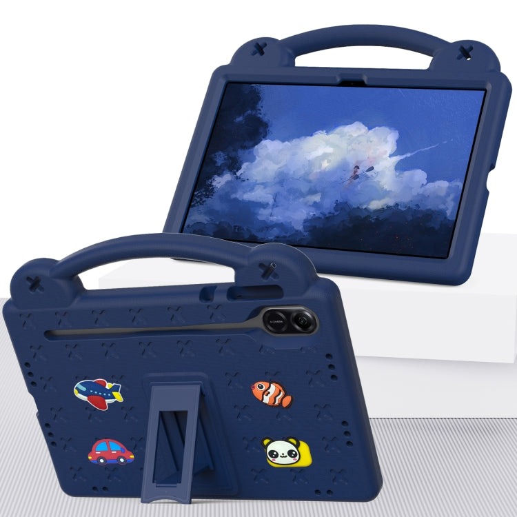 For Honor X8 Pro 11.5 Handle Kickstand Children EVA Shockproof Tablet Case(Navy Blue) - Honor by buy2fix | Online Shopping UK | buy2fix