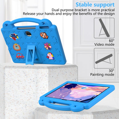 For Honor Pad 9 2023 12.1 Handle Kickstand Children EVA Shockproof Tablet Case(Sky Blue) - Honor by buy2fix | Online Shopping UK | buy2fix