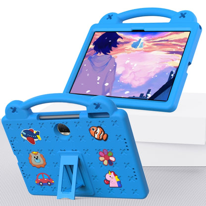 For Honor Pad 9 2023 12.1 Handle Kickstand Children EVA Shockproof Tablet Case(Sky Blue) - Honor by buy2fix | Online Shopping UK | buy2fix