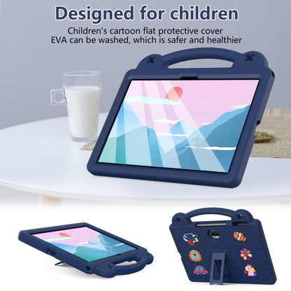 For Honor Pad 9 2023 12.1 Handle Kickstand Children EVA Shockproof Tablet Case(Navy Blue) - Honor by buy2fix | Online Shopping UK | buy2fix
