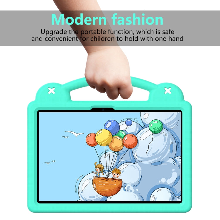 For Honor Pad X8a Handle Kickstand Children EVA Shockproof Tablet Case(Mint Green) - Honor by buy2fix | Online Shopping UK | buy2fix