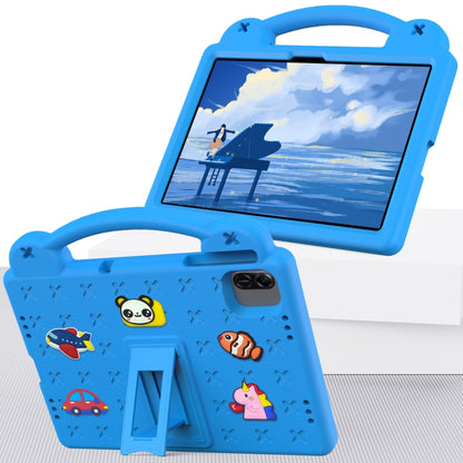 For Honor Pad X8a Handle Kickstand Children EVA Shockproof Tablet Case(Sky Blue) - Honor by buy2fix | Online Shopping UK | buy2fix