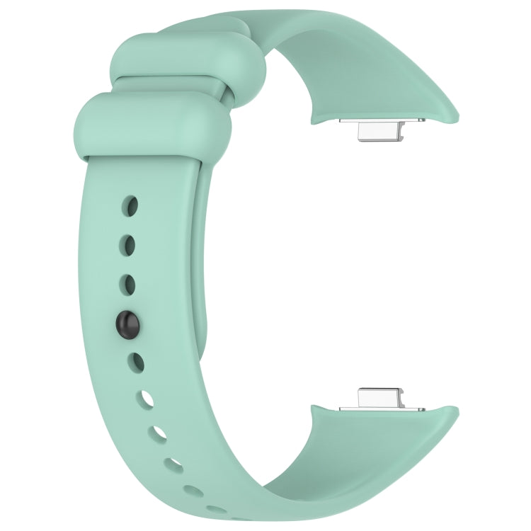 For Redmi Watch 4 Solid Color Liquid Silicone Watch Band(Green) - Watch Bands by buy2fix | Online Shopping UK | buy2fix