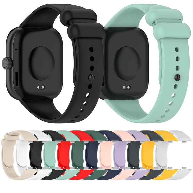 For Redmi Watch 4 Solid Color Liquid Silicone Watch Band(Green) - Watch Bands by buy2fix | Online Shopping UK | buy2fix