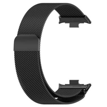 For Redmi Watch 4 Milan Magnetic Steel Mesh Watch Band(Black) - Watch Bands by buy2fix | Online Shopping UK | buy2fix