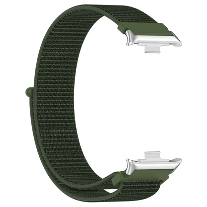 For Redmi Watch 4 Nylon Loop Metal Connector Watch Band(Army Green) - Watch Bands by buy2fix | Online Shopping UK | buy2fix