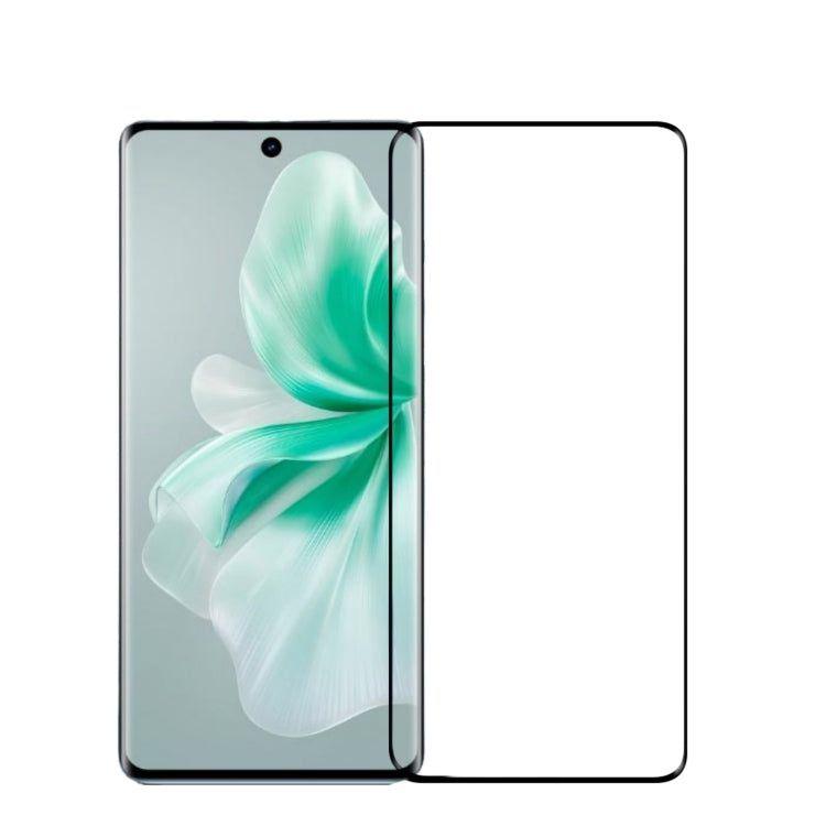 For vivo S18 / S18 Pro PINWUYO 9H 3D Hot Bending Tempered Glass Film(Black) - S18 Tempered Glass by PINWUYO | Online Shopping UK | buy2fix