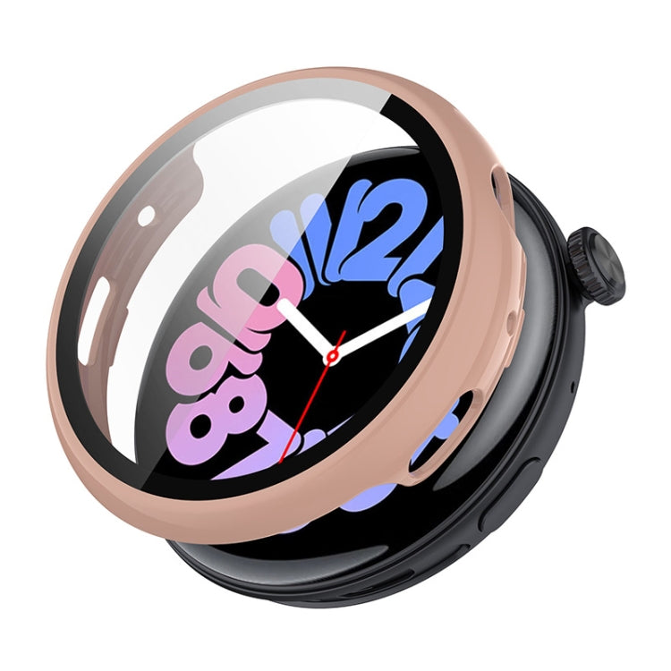For vivo Watch 3 ENKAY Hat-Prince Full Coverage Tempered Glass Film Integrated PC Watch Cover(Pink) by ENKAY