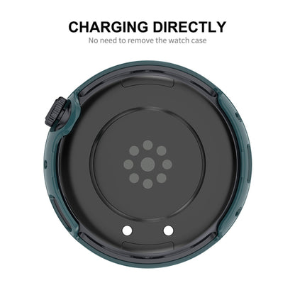 For vivo Watch 3 ENKAY Hat-Prince Full Coverage Tempered Glass Film Integrated PC Watch Cover(Black) by ENKAY