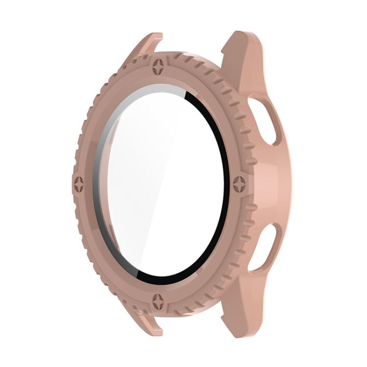 For Xiaomi Watch S3 ENKAY Hat-Prince Full Coverage Tempered Glass Film Integrated PC Watch Cover(Pink) by ENKAY