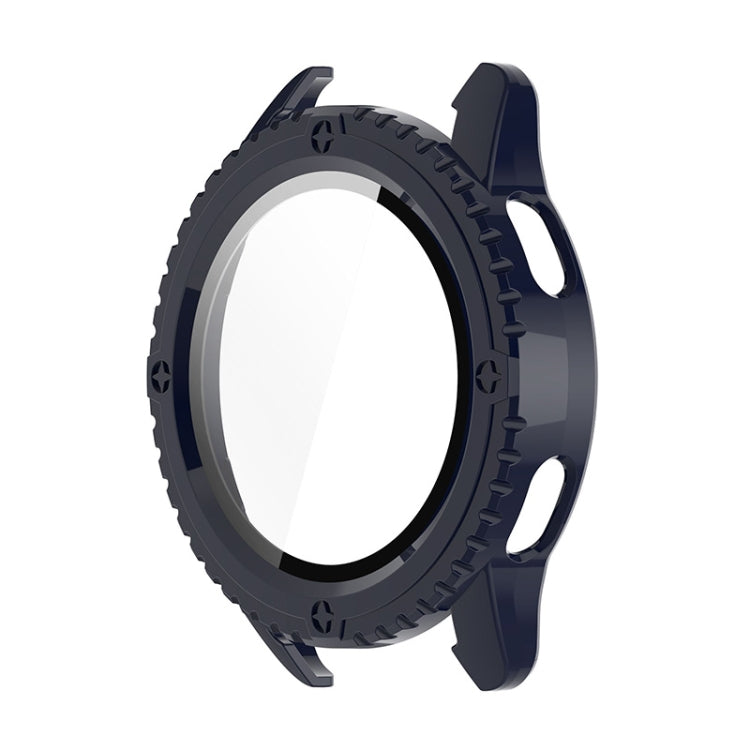 For Xiaomi Watch S3 ENKAY Hat-Prince Full Coverage Tempered Glass Film Integrated PC Watch Cover(Dark Blue) by ENKAY