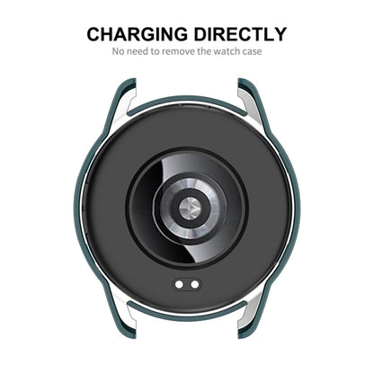 For Xiaomi Watch S3 ENKAY Hat-Prince Full Coverage Tempered Glass Film Integrated PC Watch Cover(Dark Green) by ENKAY