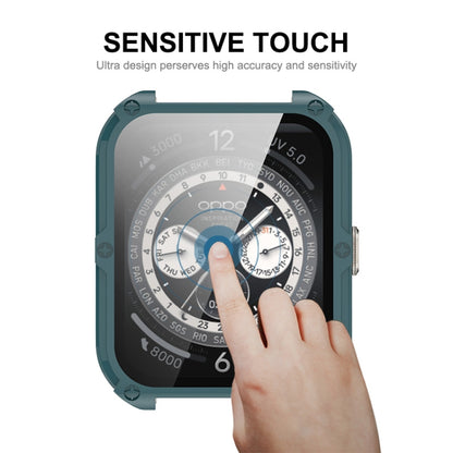 For OPPO Watch 4 Pro ENKAY Hat-Prince Full Coverage Tempered Glass Film Integrated PC Watch Cover(Black) by ENKAY