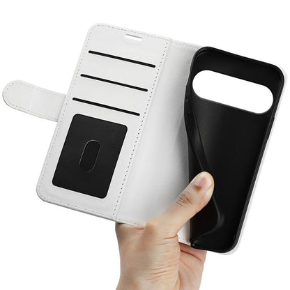 For Google Pixel 10 / 10 Pro R64 Texture Horizontal Flip Leather Phone Case(White) - Google Cases by buy2fix | Online Shopping UK | buy2fix