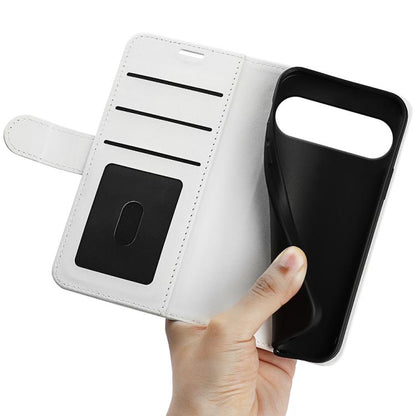 For Google Pixel 10 Pro XL R64 Texture Horizontal Flip Leather Phone Case(White) - Google Cases by buy2fix | Online Shopping UK | buy2fix