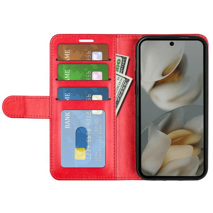 For Google Pixel 10 Pro XL R64 Texture Horizontal Flip Leather Phone Case(Red) - Google Cases by buy2fix | Online Shopping UK | buy2fix