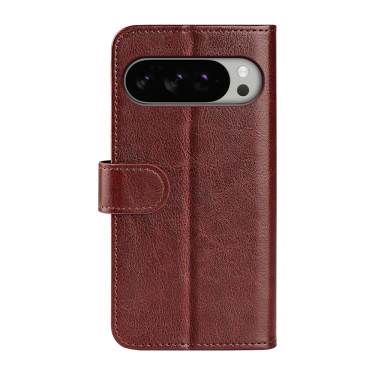 For Google Pixel 10 Pro XL R64 Texture Horizontal Flip Leather Phone Case(Brown) - Google Cases by buy2fix | Online Shopping UK | buy2fix