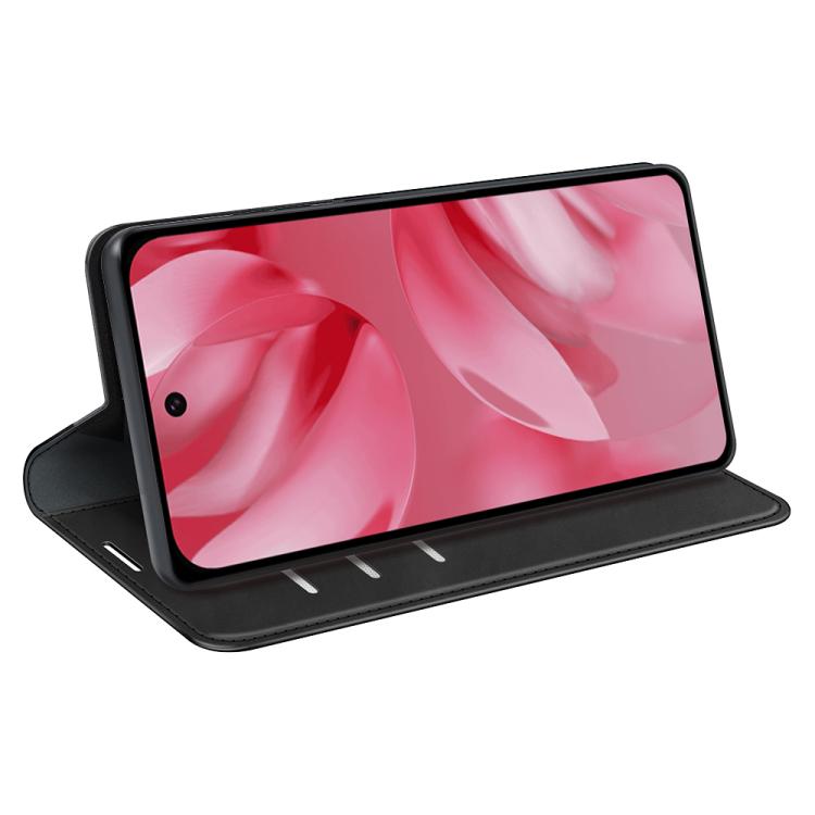 For Google Pixel 10 / 10 Pro Retro-skin Magnetic Suction Leather Phone Case(Black) - Google Cases by buy2fix | Online Shopping UK | buy2fix