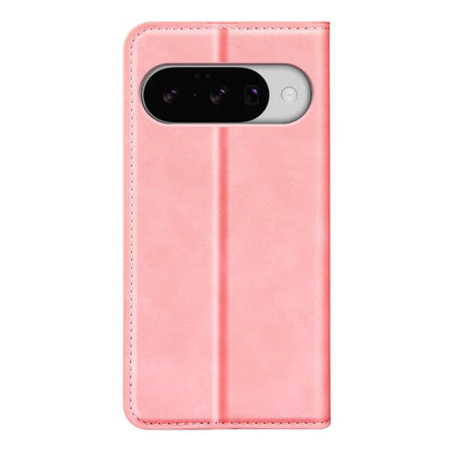 For Google Pixel 10 / 10 Pro Retro-skin Magnetic Suction Leather Phone Case(Pink) - Google Cases by buy2fix | Online Shopping UK | buy2fix