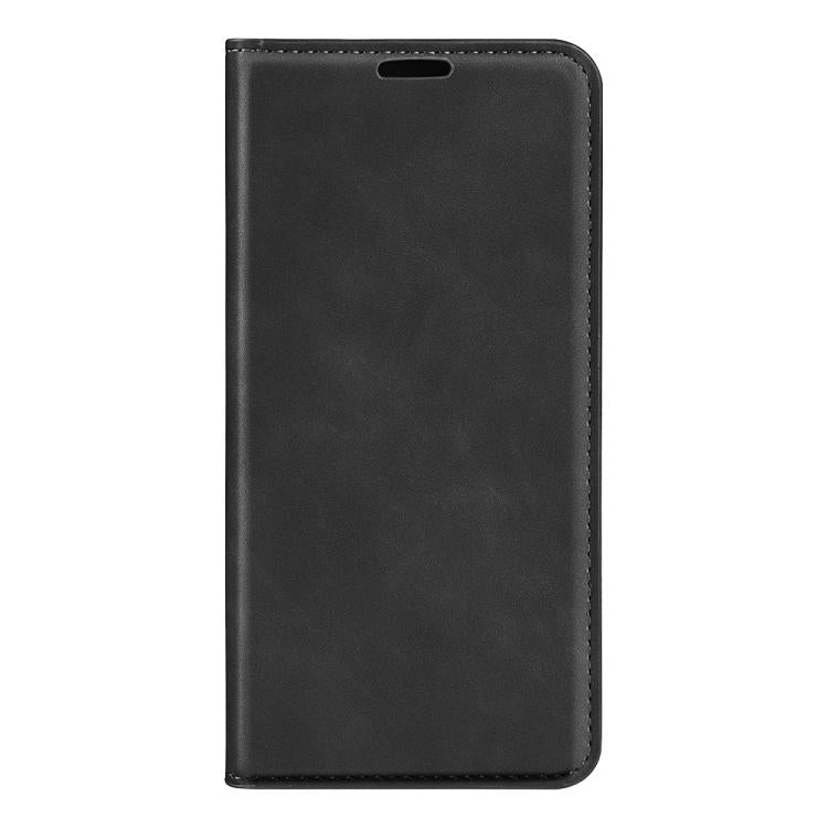 For Google Pixel 10 Pro XL Retro-skin Magnetic Suction Leather Phone Case(Black) - Google Cases by buy2fix | Online Shopping UK | buy2fix