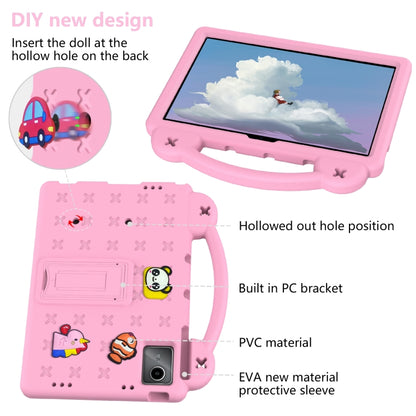 For Lenovo P11 Plus J607F / Xiaoxin Pad 11 Handle Kickstand Children EVA Shockproof Tablet Case(Pink) - Lenovo by buy2fix | Online Shopping UK | buy2fix