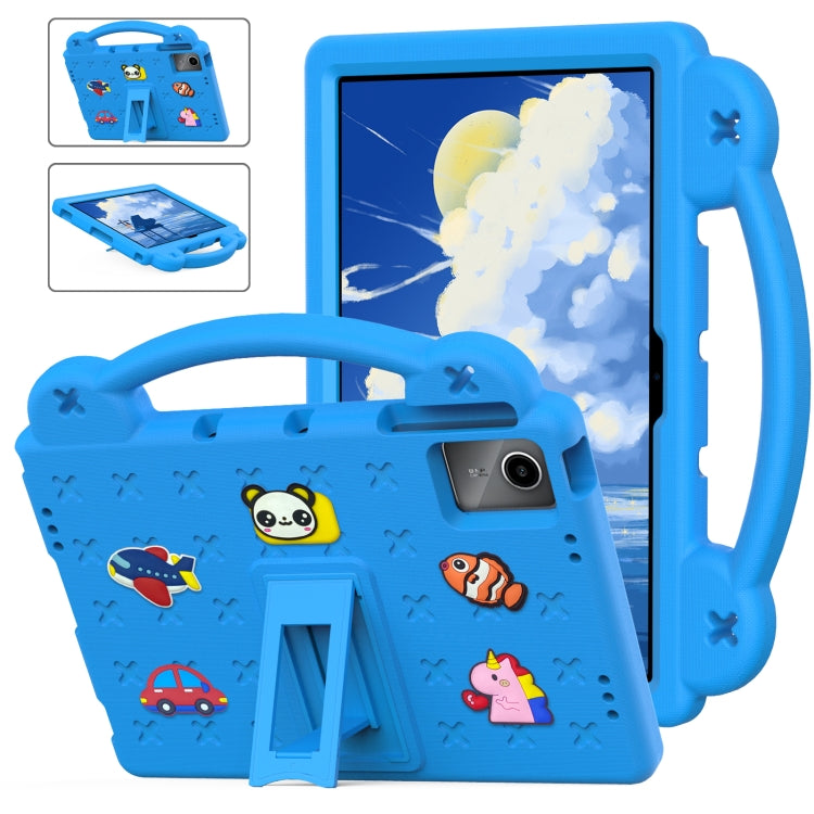 For Lenovo P11 Plus J607F / Xiaoxin Pad 11 Handle Kickstand Children EVA Shockproof Tablet Case(Sky Blue) - Lenovo by buy2fix | Online Shopping UK | buy2fix